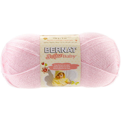 3 Pack - Bernat Softee Baby Yarn - Solids-Pink - 166030-2001 - 057355124639