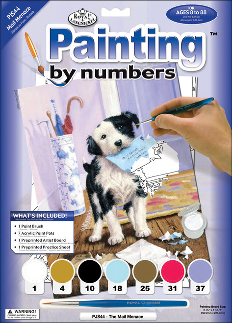 Royal & Langnickel(R) Small Paint By Number Kit 8.75"X11.75"-The Mail Menace - PJS-44 - 090672056870