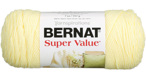 3 Pack - Bernat Super Value Solid Yarn-Yellow - 164053-7445 - 057355097445