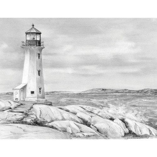 Sketching Made Easy Kit 9"X12"-Lighthouse Point -SKBN-4