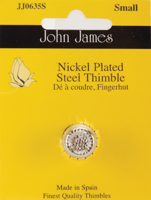 5 Pack - John James Crimp Top Thimble-Small Size 5 - JJ0635-S - 783932300249