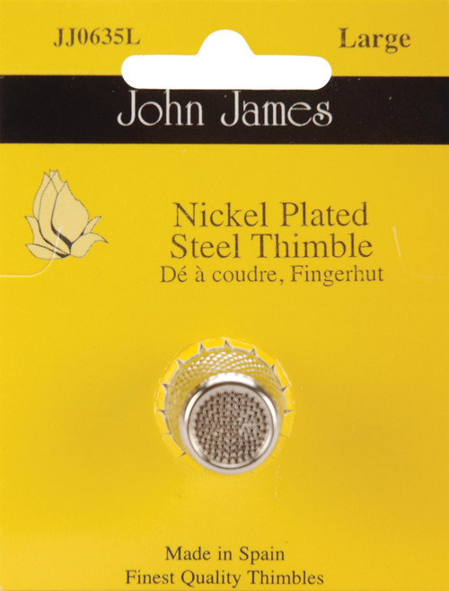 5 Pack - John James Crimp Top Thimble-Large Size 11 - JJ0635-L - 783932300263