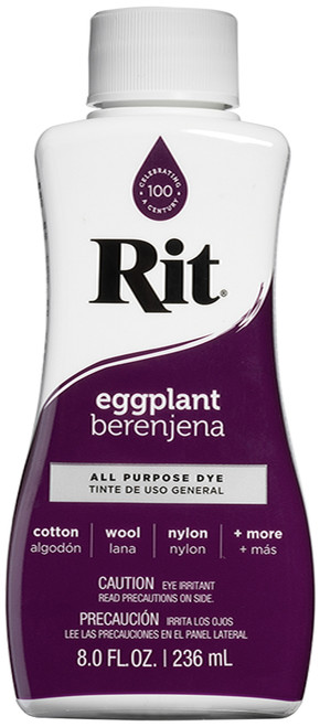 3 Pack Rit Dye Liquid 8oz-Eggplant 8-88680 - 885967886801