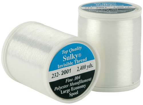 3 Pack - Sulky Premium Invisible Thread 2,200yd-Clear - 232S-2001 - 727072620010