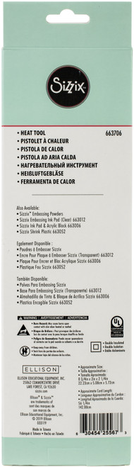 Sizzix Heating Tool-US Version - 663706 Sizzix Heating Tool-US Version - 663706
