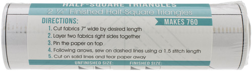 It's Sew Emma Half-Square Triangles On A Roll-50' 2.25" Finished Size H225