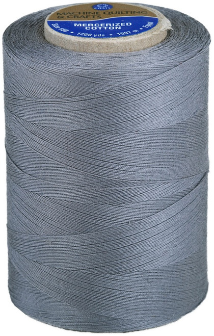 3 Pack - Coats Cotton Machine Quilting Solid Thread 1200yd-Slate - V34-0026 - 073650912610