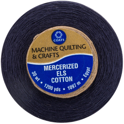 3 Pack - Coats Cotton Machine Quilting Solid Thread 1200yd-Navy - V34-0013 3 Pack - Coats Cotton Machine Quilting Solid Thread 1200yd-Navy - V34-0013