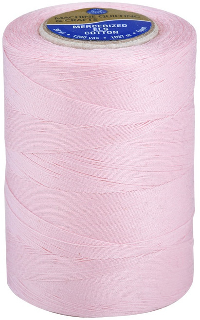 3 Pack - Coats Cotton Machine Quilting Solid Thread 1200yd-Light Pink - V34-0030 - 073650912627