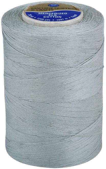 3 Pack - Coats Cotton Machine Quilting Solid Thread 1200yd-Nugrey - V34-0023A - 073650912603