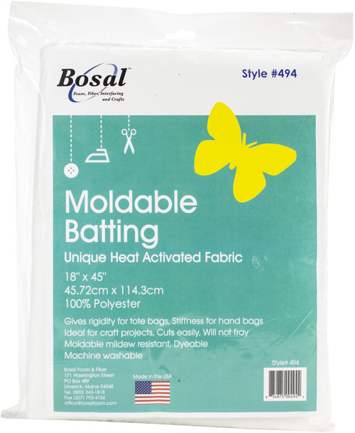 Bosal Moldable Batting-18"X45" - 494 - 834875004944