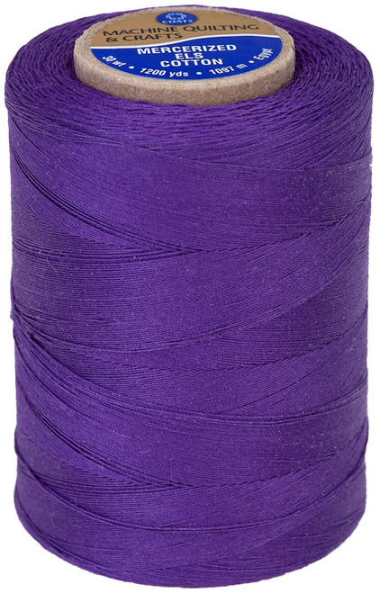 3 Pack - Coats Cotton Machine Quilting Solid Thread 1200yd-Purple - V34-0098 - 073650912733