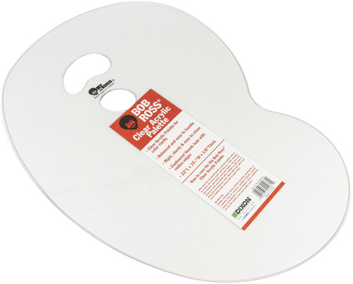 Bob Ross Plastic Palette-Clear - RUBR6000