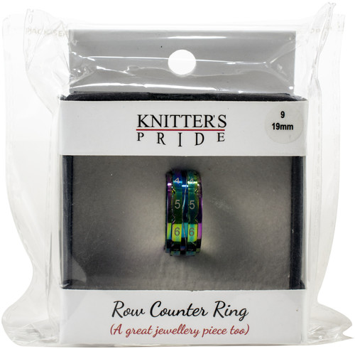 Knitter's Pride Rainbow Row Counter Ring-Size 9: 19.0mm Diameter -KP800423 - 8907628014575