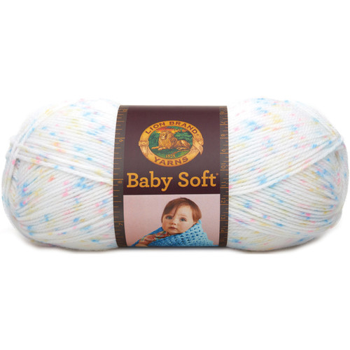 6 Pack Lion Brand Baby Soft Yarn-Twinkle Print 920-293 - 023032922935