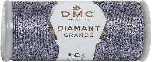 6 Pack DMC Diamant Metallic Thread 38.2yd-Anthracite Grey 380-D317 - 077540987214