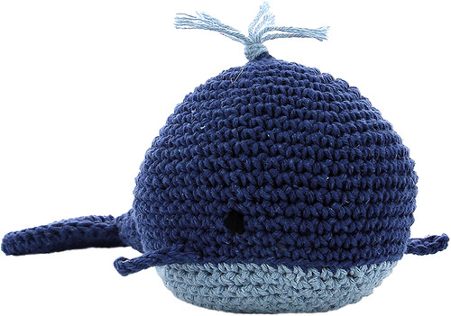 Hoooked Amigurumi DIY Kit W/Eco Barbante Yarn-Whale Pepper - PAK137 Hoooked Amigurumi DIY Kit W/Eco Barbante Yarn-Whale Pepper - PAK137