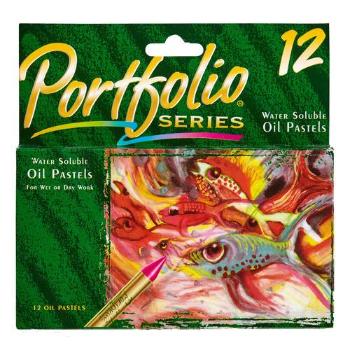 3 Pack Crayola Portfolio Series Oil Pastels-12/Pkg 52-3612 - 071662036126