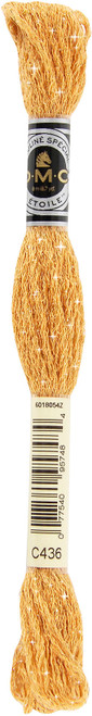 6 Pack - DMC 6-Strand Etoile Embroidery Floss 8.7yd-Tan - 617-C436 - 077540957484