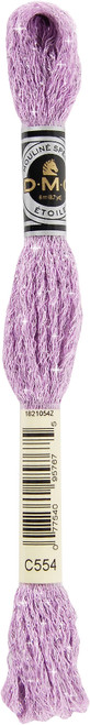 6 Pack - DMC 6-Strand Etoile Embroidery Floss 8.7yd-Light Violet - 617-C554 - 077540957675
