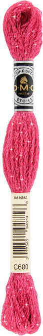 6 Pack - DMC 6-Strand Etoile Embroidery Floss 8.7yd-Very Dark Cranberry - 617-C600 - 077540948796