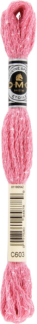 6 Pack DMC 6-Strand Etoile Embroidery Floss 8.7yd-Cranberry 617-C603 - 077540948789