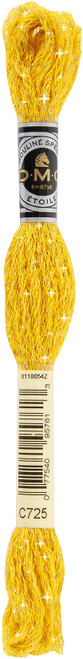6 Pack - DMC 6-Strand Etoile Embroidery Floss 8.7yd-Medium Light Topaz - 617-C725 - 077540957613