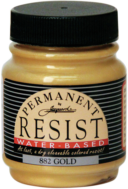 Jacquard Permanent Water-Based Resist 2.25oz-Gold - JAC18-82 - 743772188209