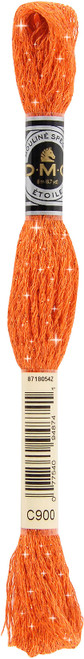 6 Pack - DMC 6-Strand Etoile Embroidery Floss 8.7yd-Dark Burnt Orange - 617-C900 - 077540948741