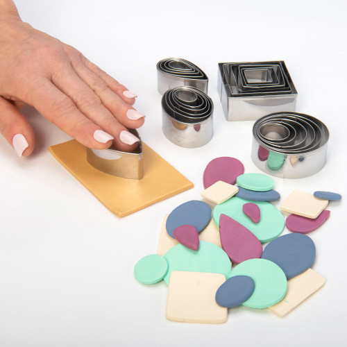 Sculpey Premo Cutter Set 6/Pkg-Square - AMM1016