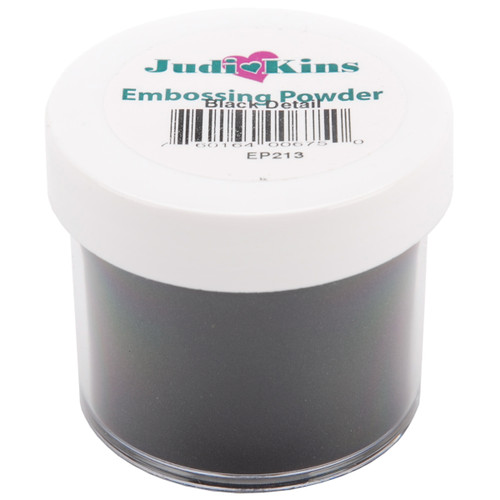 Judikins Embossing Powder 2oz-Black Detail - EP2-13 - 760164006750