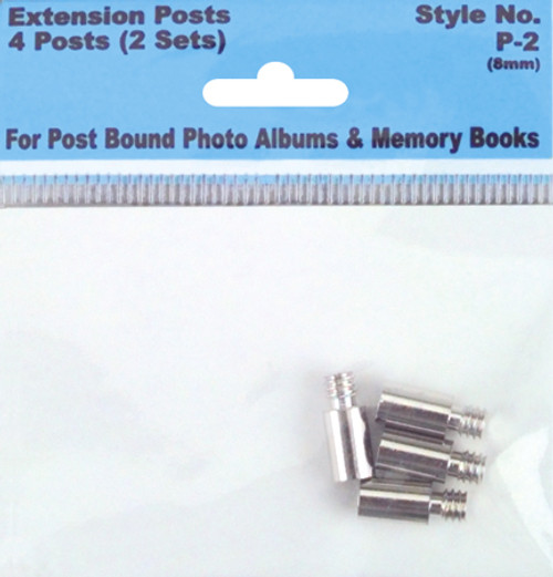 6 Pack Pioneer Screw Post Extenders 8mm 4/PkgP2 - 023602600294