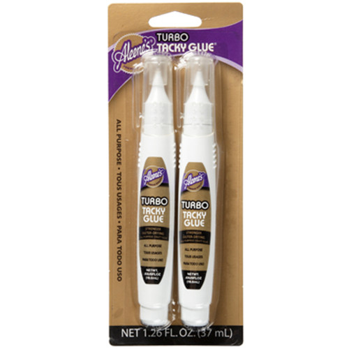 3 Pack - Aleene's Turbo Tacky Glue Pens 2/Pkg-.63oz - 29617 - 017754296177