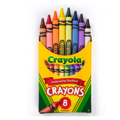 12 Pack - Crayola Crayons-8/Pkg - 52-3008 - 071662000080