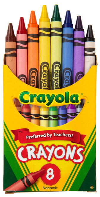 12 Pack - Crayola Crayons-8/Pkg - 52-3008 12 Pack - Crayola Crayons-8/Pkg - 52-3008
