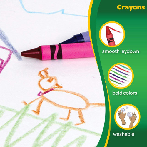 12 Pack - Crayola Crayons-8/Pkg - 52-3008 12 Pack - Crayola Crayons-8/Pkg - 52-3008