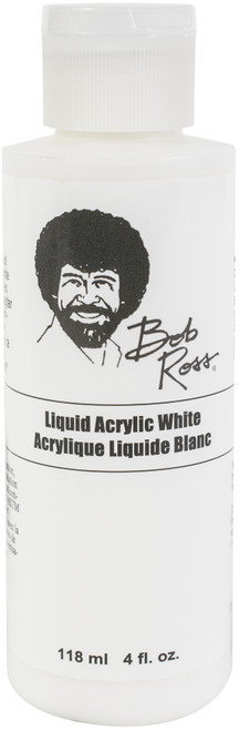 Bob Ross Acrylic White-4oz 0006751 - 40011281554254001128155425