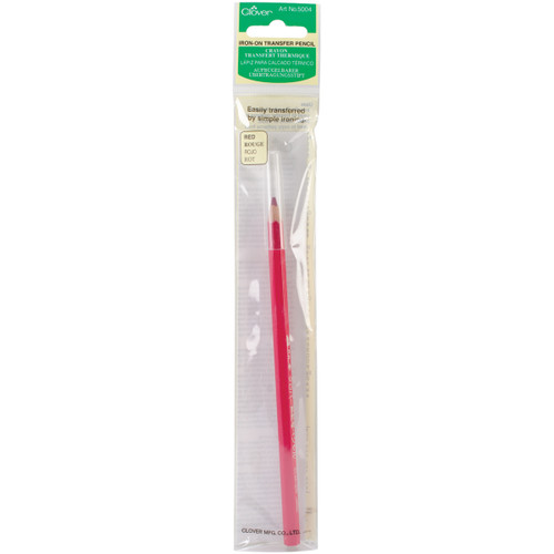 3 Pack - Clover Iron-On Transfer Pencil-Red - 5004 - 051221523113 3 Pack - Clover Iron-On Transfer Pencil-Red - 5004 - 051221523113