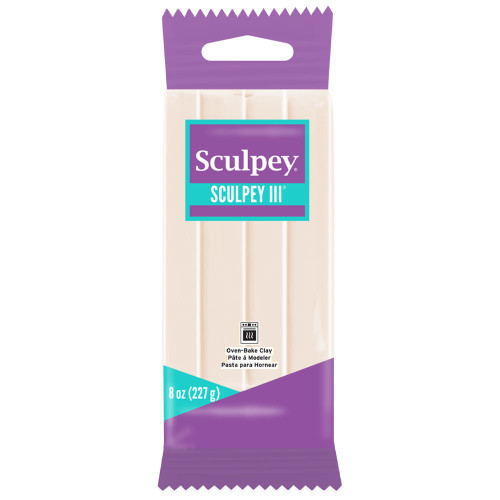 Sculpey III Polymer Clay 8oz-Translucent - S308-10 - 715891112489