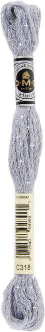 6 Pack - DMC 6-Strand Etoile Embroidery Floss 8.7yd-Light Steel Gray - 617-C318 - 077540948901