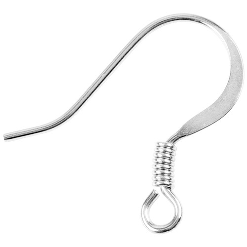 Cousin Stainless Steel Elegance Beads & Findings-Fishhook Earwires 24/Pkg A50026NT-11