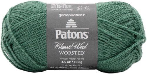 Patons Classic Wool Yarn-Rich Grass 244077-77764 - 057355450776