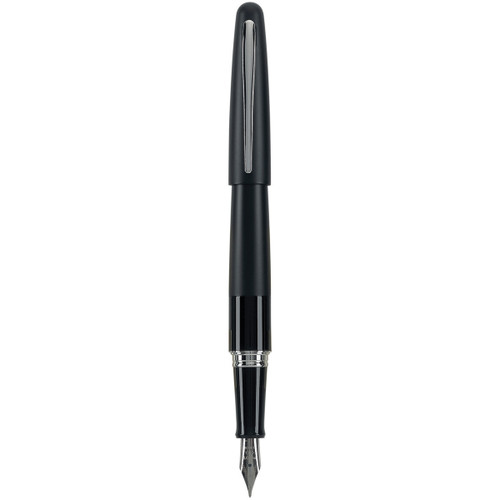 Pilot MR Collection Boxed Medium Fountain Point Pen-Metropolitan, Black W/Black Ink MRFM-91107