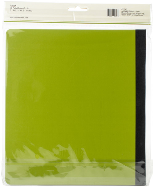 Simple Stories Sn@p! Flipbook 6"X8"-Green - SNAP6X8F-13307 Simple Stories Sn@p! Flipbook 6"X8"-Green - SNAP6X8F-13307