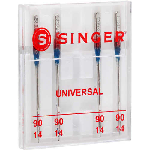 6 Pack - SINGER Universal Regular Point Machine Needles-Size 14/90 4/Pkg - 4723