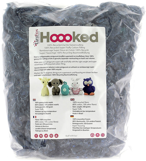 Hoooked Recycled Fluffy Cotton Filling-Storm - FL008-16 - 87185039405888718503940588
