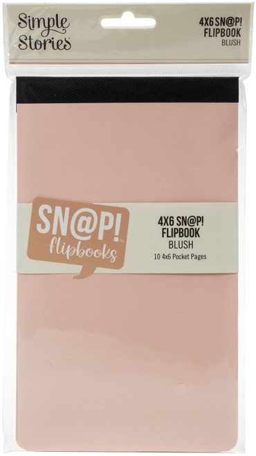 Simple Stories Sn@p! Flipbook 4"X6"-Blush - SNAP4X6F-13314 - 812247028552 Simple Stories Sn@p! Flipbook 4"X6"-Blush - SNAP4X6F-13314 - 812247028552