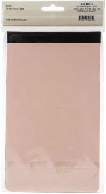 Simple Stories Sn@p! Flipbook 4"X6"-Blush - SNAP4X6F-13314 Simple Stories Sn@p! Flipbook 4"X6"-Blush - SNAP4X6F-13314