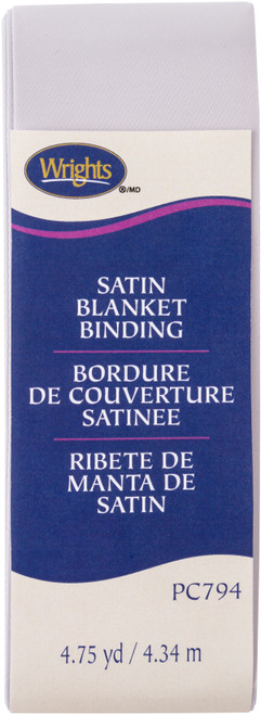 3 Pack Wrights Single Fold Satin Blanket Binding 2"X4.75yd-Shadow 117-794-1243 - 070659965005