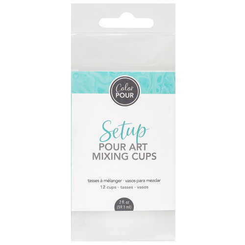 American Crafts Color Pour Mixing Cups 12/Pkg- - 349617 - 718813496179